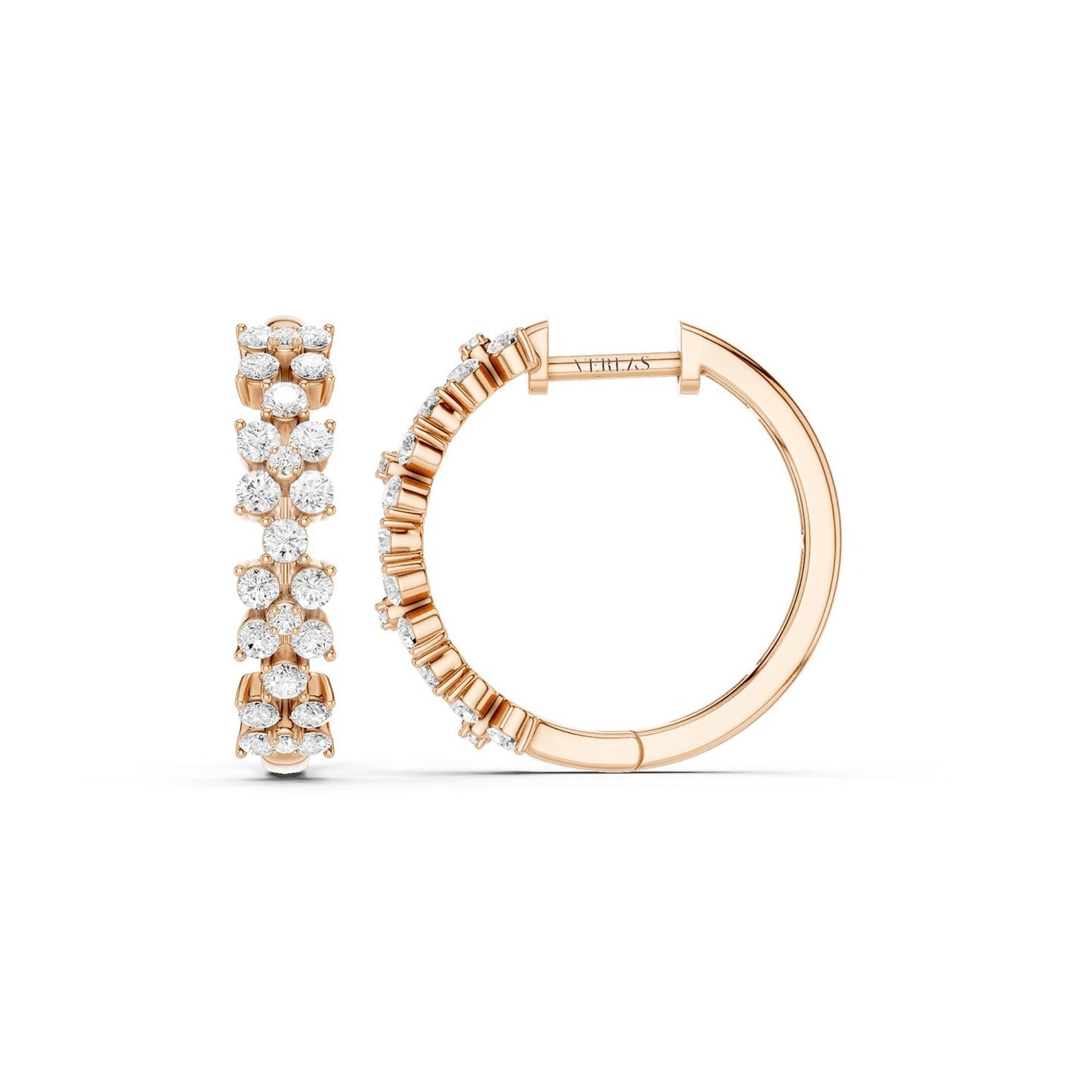 Alyssa Cuatro Floral Hoops
