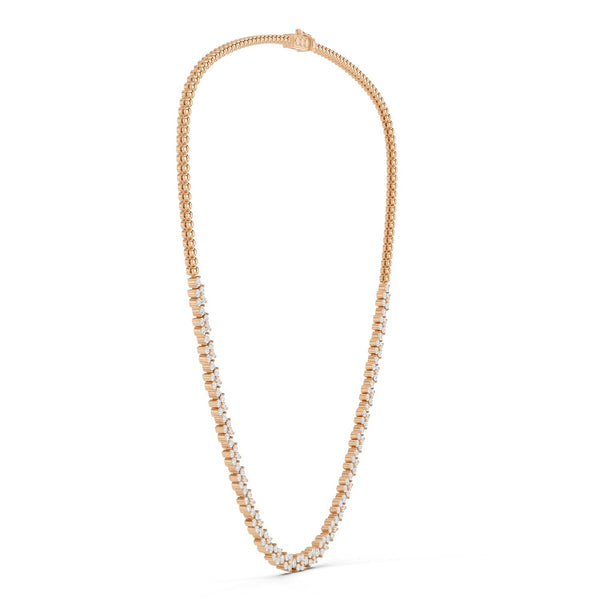 Alyssa Radiant Diamond Tennis Necklace