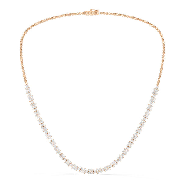 Alyssa Radiant Diamond Tennis Necklace