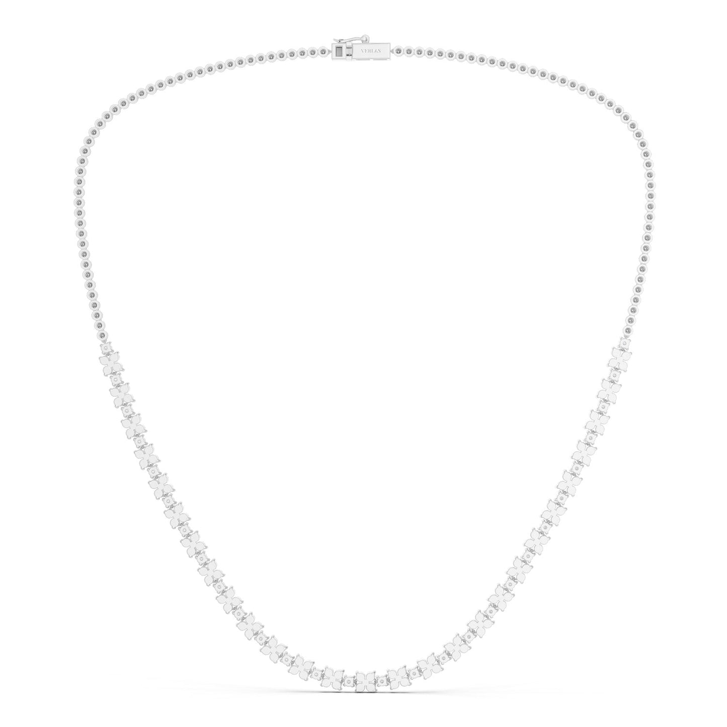 Alyssa Radiant Diamond Tennis Necklace