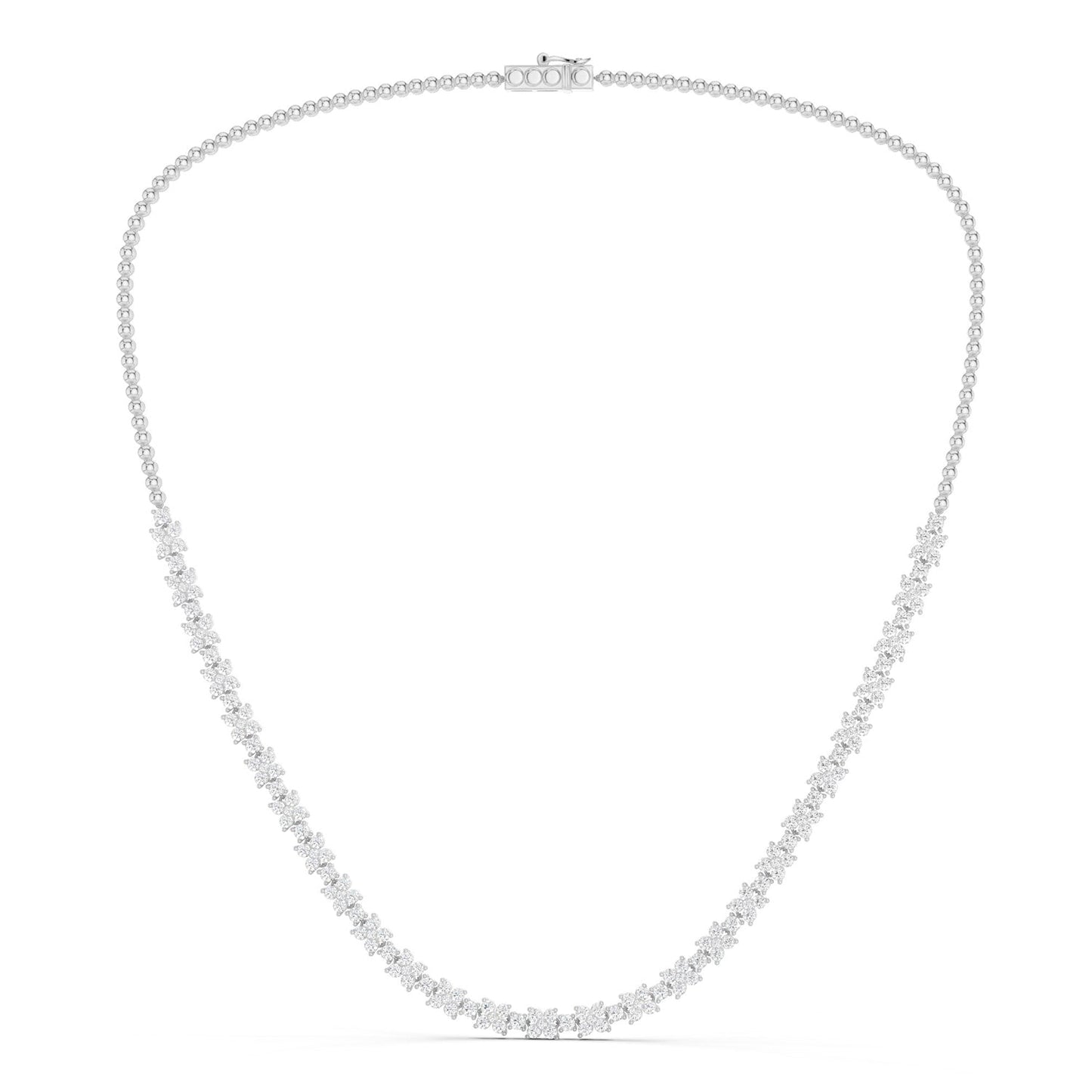 Alyssa Radiant Diamond Tennis Necklace