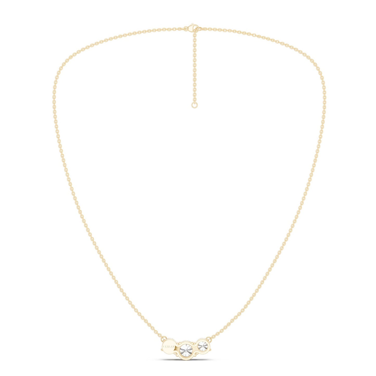 3-Stone Luxe Pendant Necklace
