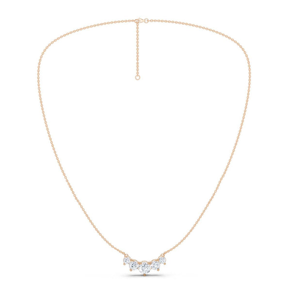 5-Stone Luxe Pendant Necklace