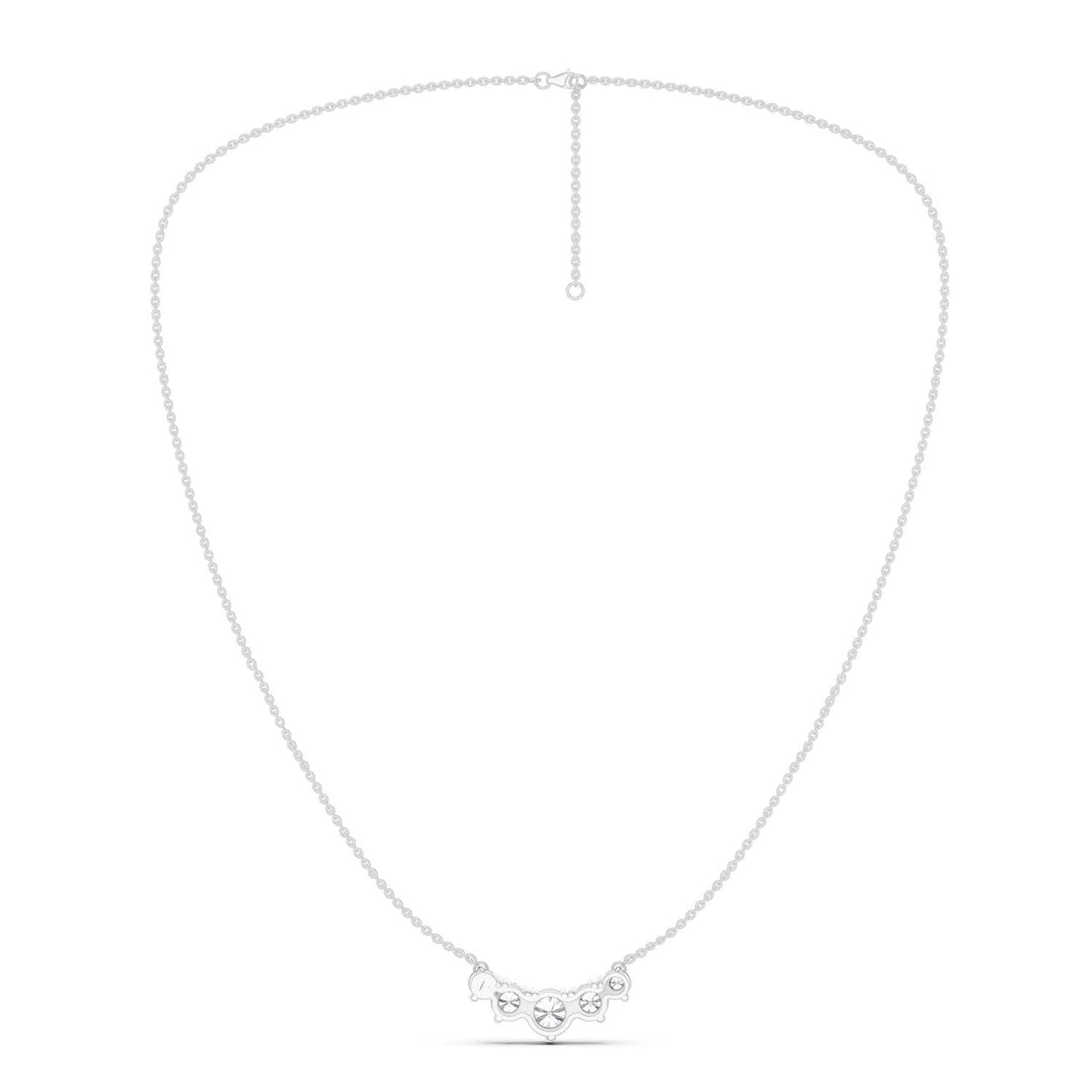 5-Stone Petite Pendant Necklace
