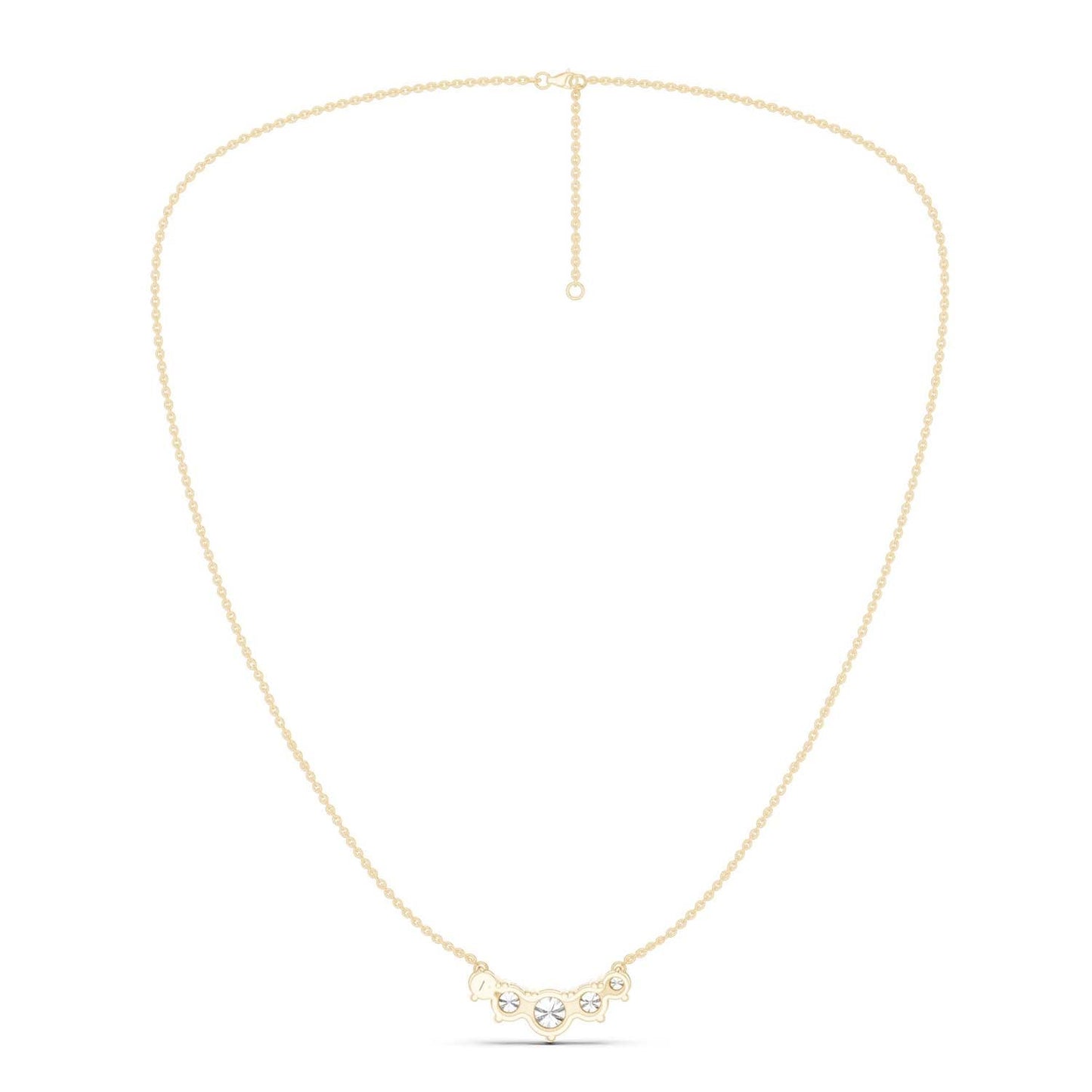 5-Stone Luxe Pendant Necklace