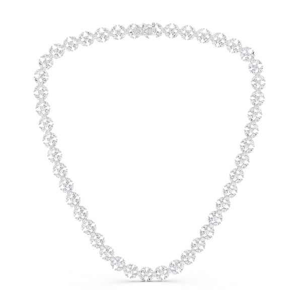 Alyssa Marquise Bouquet Tennis Necklace