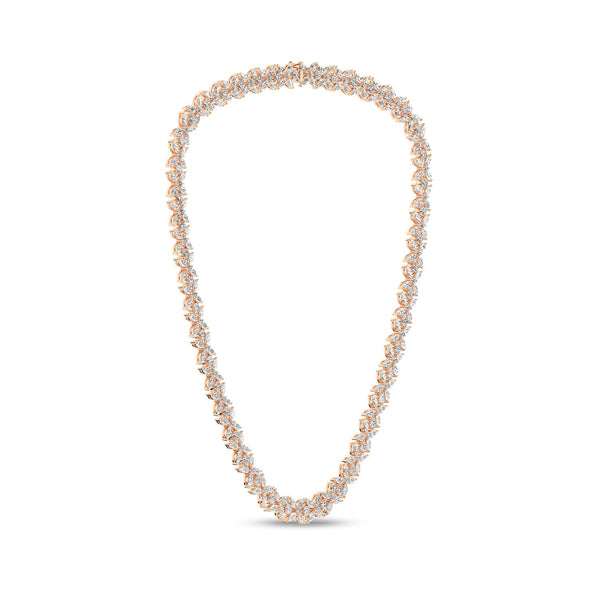 Alyssa Marquise Bouquet Tennis Necklace