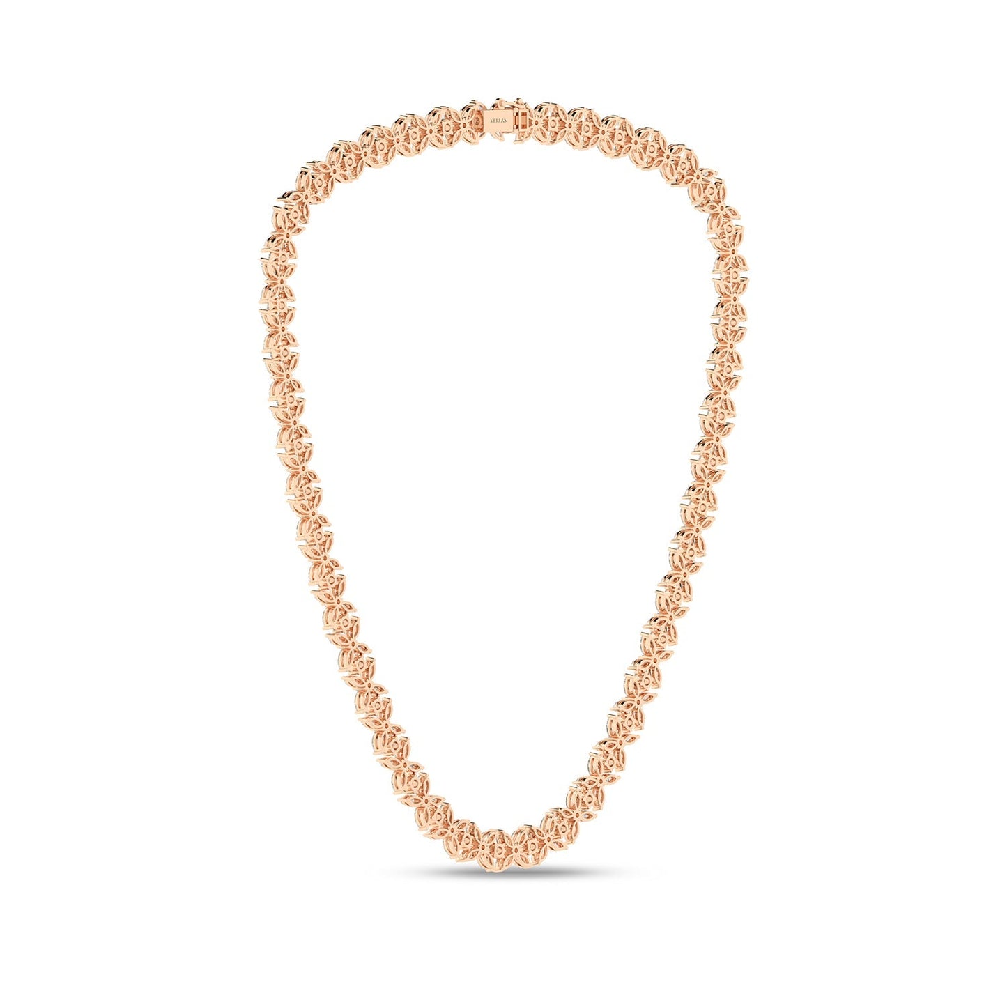 Alyssa Marquise Bouquet Tennis Necklace