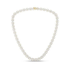 Alyssa Marquise Bouquet Tennis Necklace