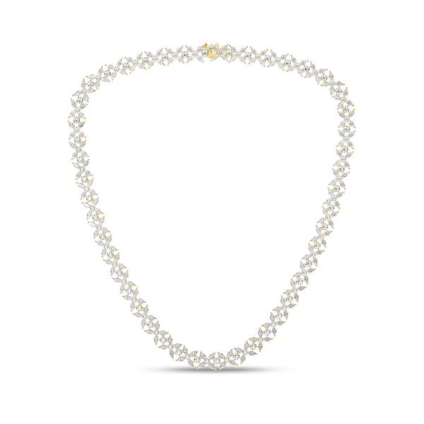 Alyssa Marquise Bouquet Tennis Necklace