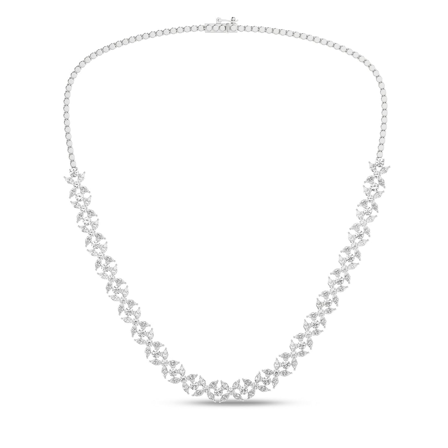 Alyssa Marquise Luxe Tennis Necklace