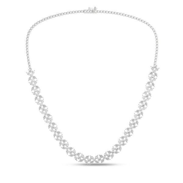 Alyssa Marquise Luxe Tennis Necklace