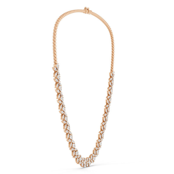 Alyssa Marquise Luxe Tennis Necklace
