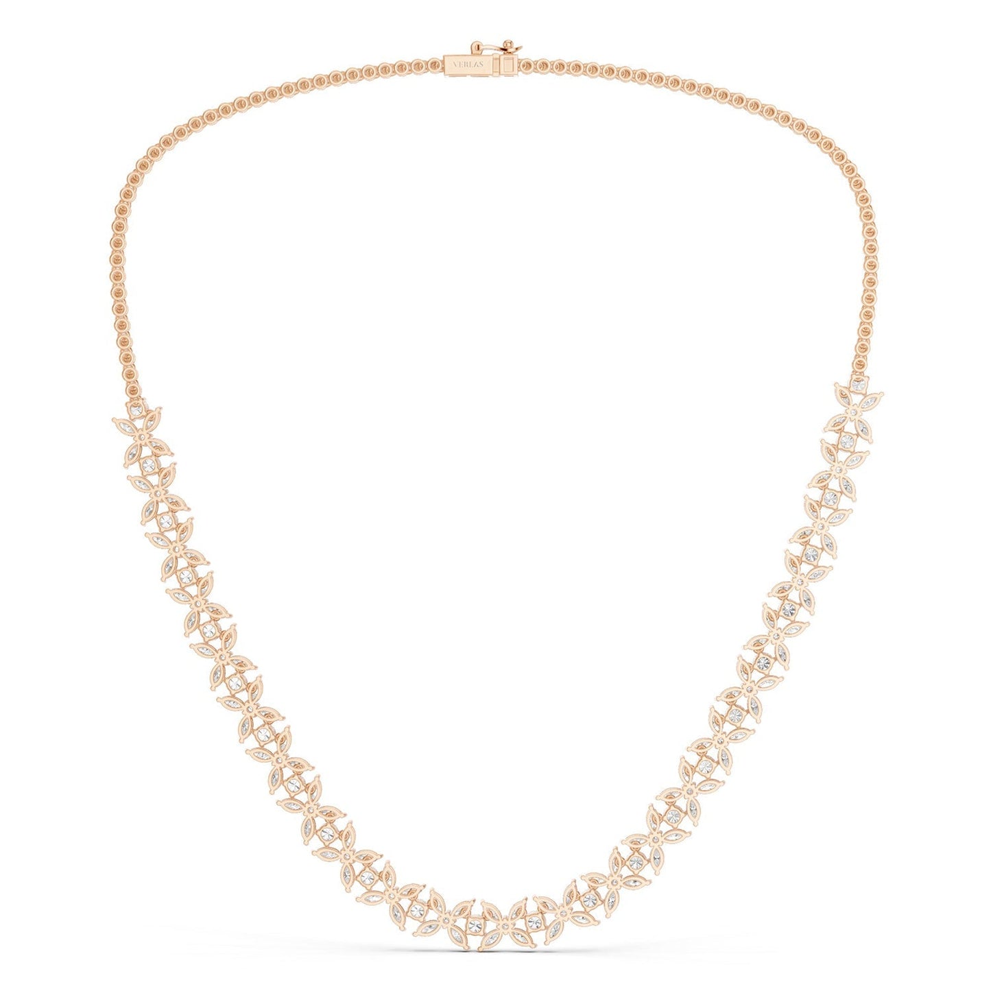 Alyssa Marquise Luxe Tennis Necklace