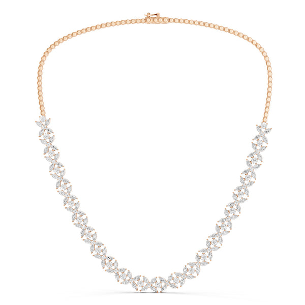 Alyssa Marquise Luxe Tennis Necklace
