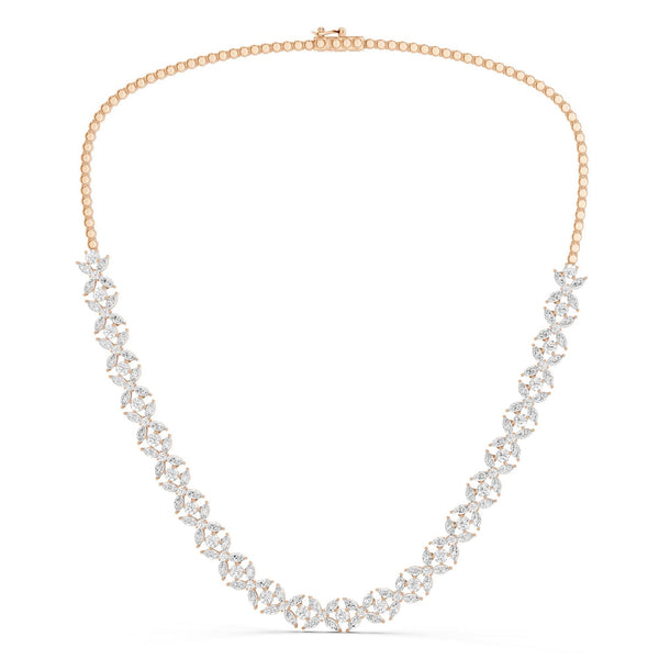 Alyssa Marquise Luxe Tennis Necklace