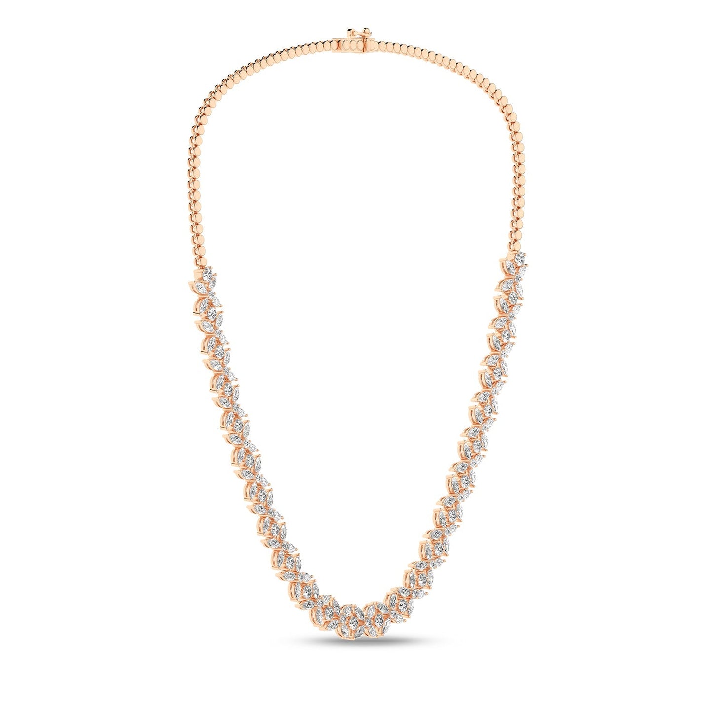 Alyssa Marquise Luxe Tennis Necklace