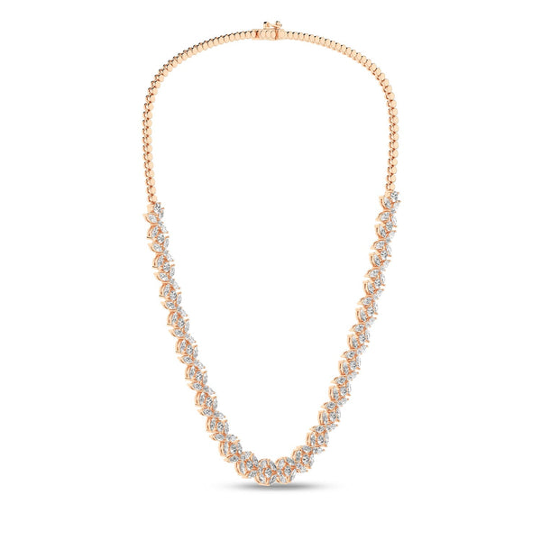 Alyssa Marquise Luxe Tennis Necklace