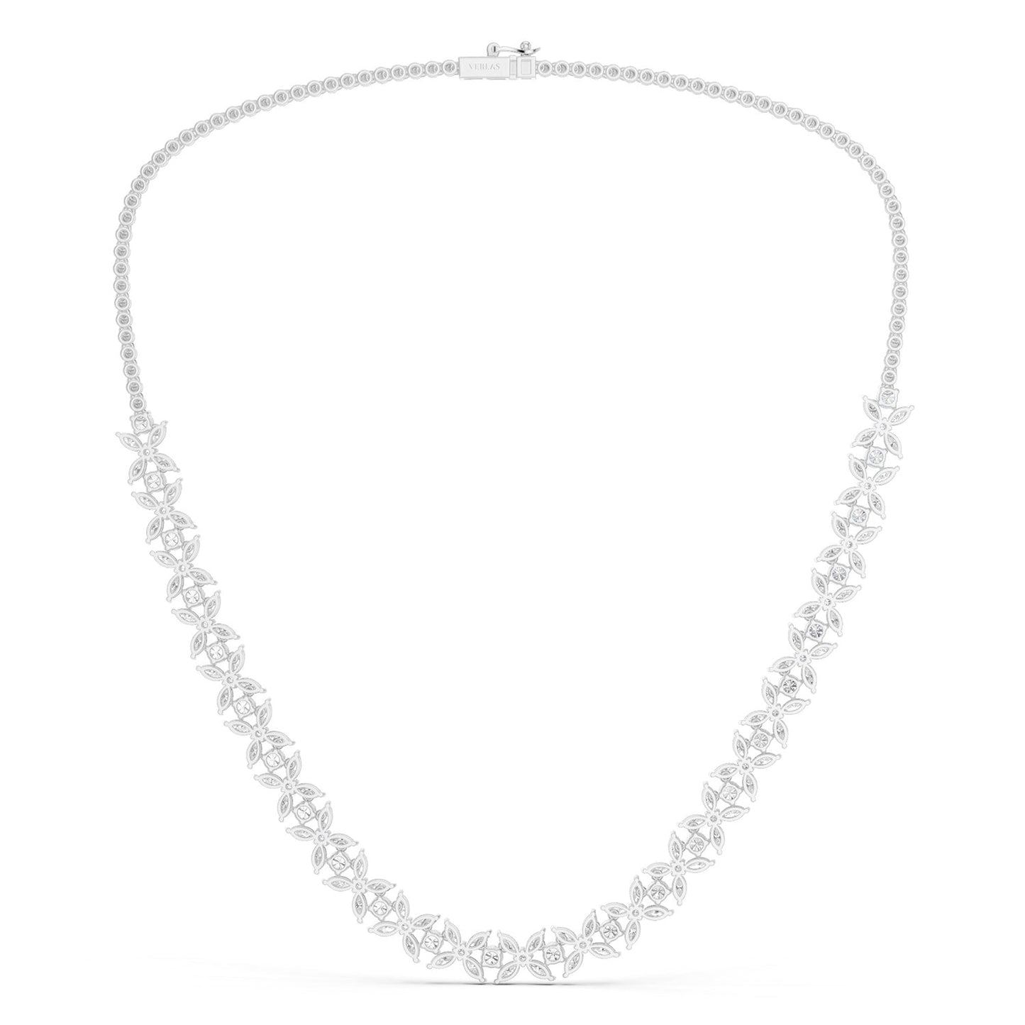 Alyssa Marquise Luxe Tennis Necklace
