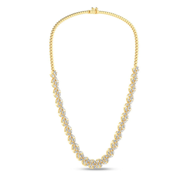 Alyssa Marquise Luxe Tennis Necklace