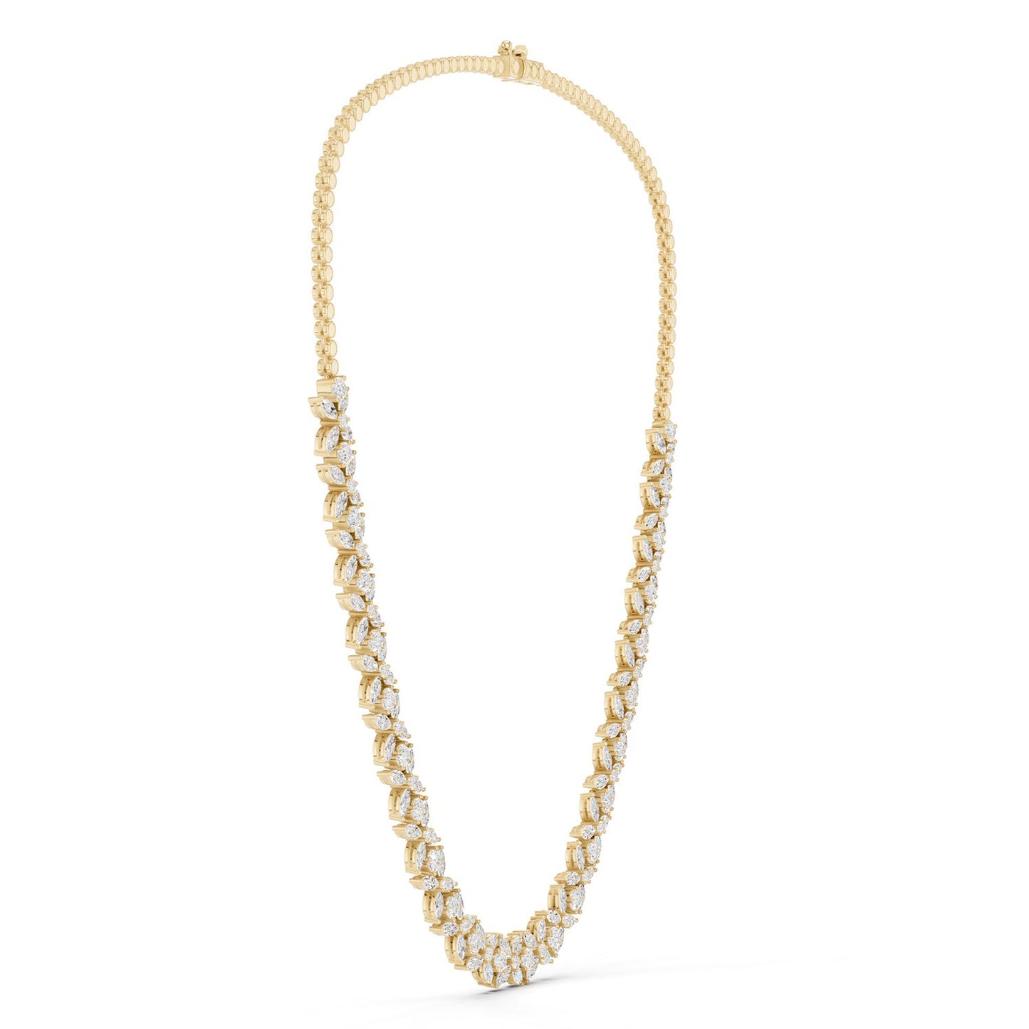 Alyssa Marquise Luxe Tennis Necklace