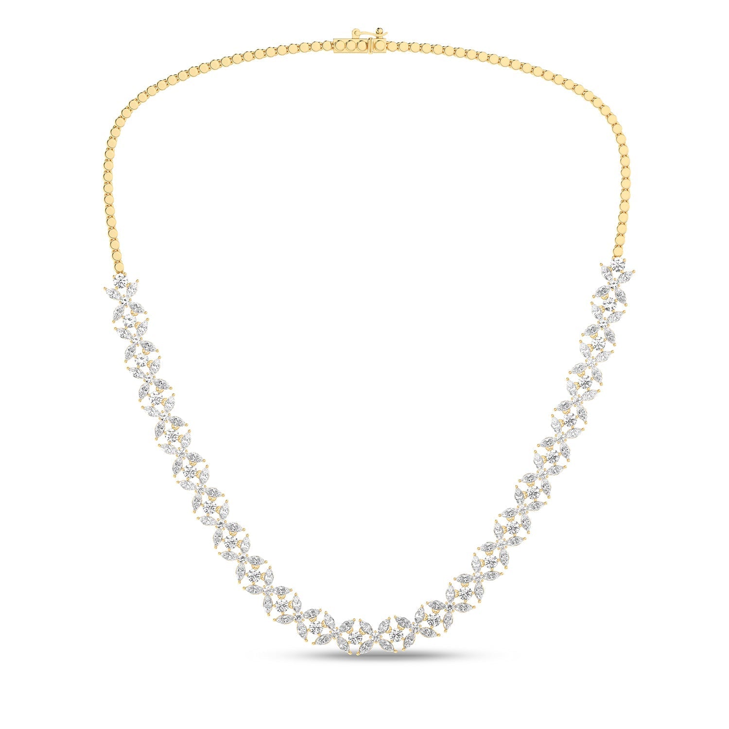 Alyssa Marquise Luxe Tennis Necklace