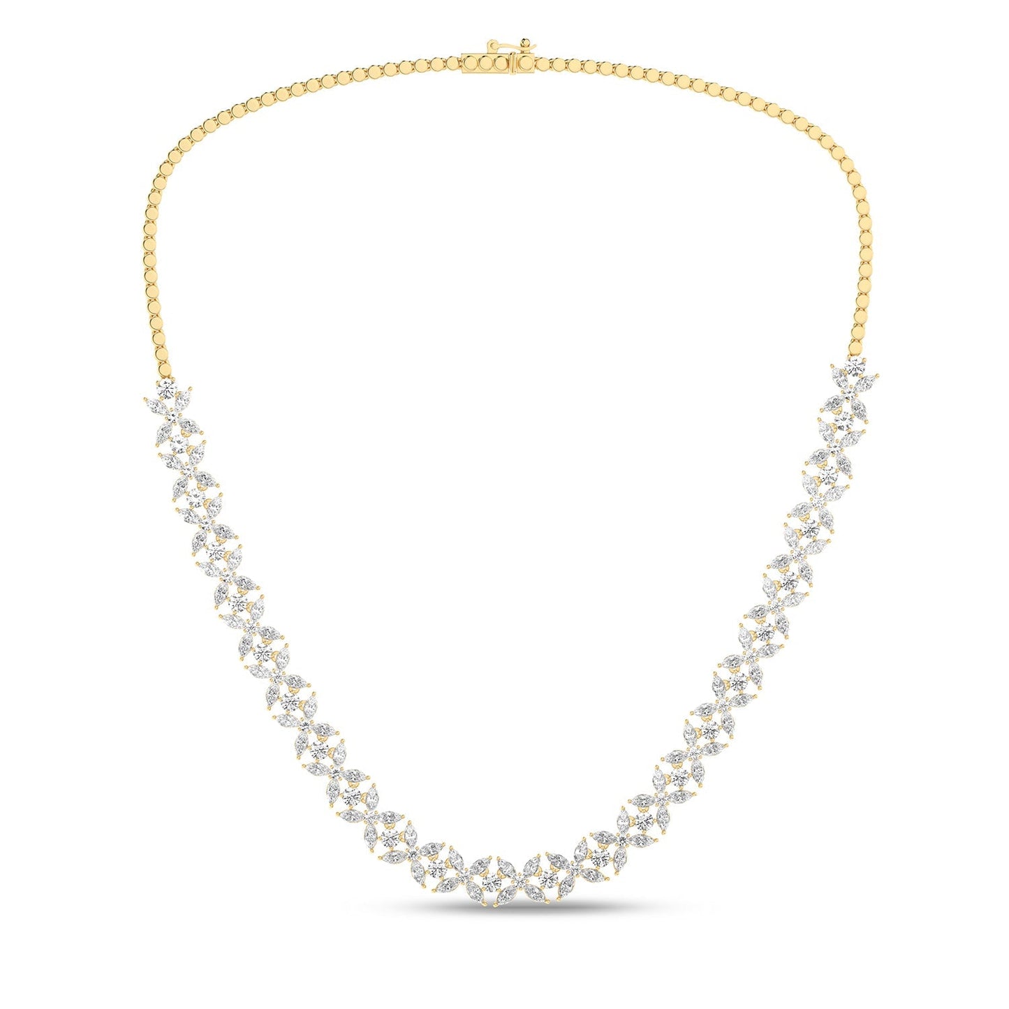 Alyssa Marquise Luxe Tennis Necklace