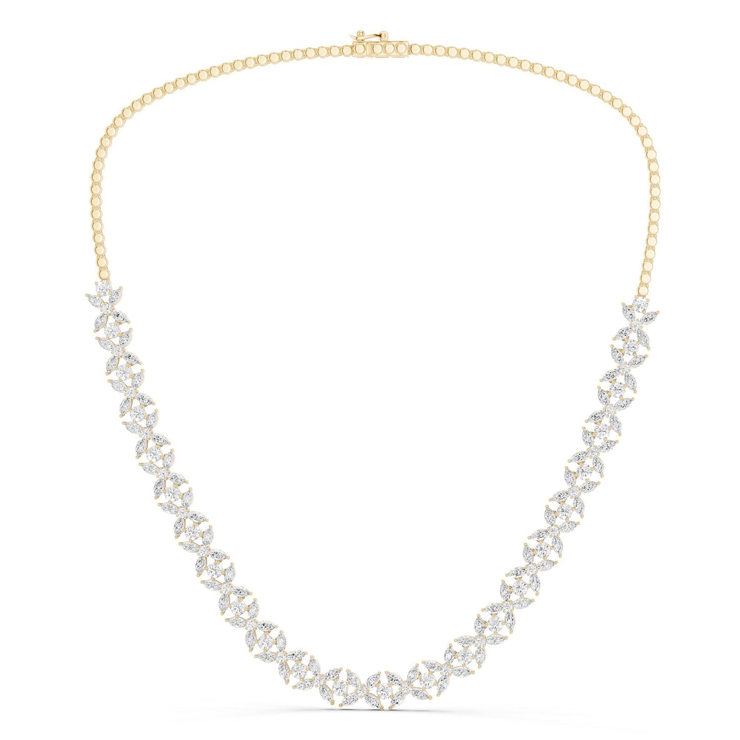 Alyssa Marquise Luxe Tennis Necklace