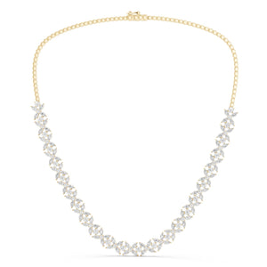 Alyssa Marquise Luxe Tennis Necklace