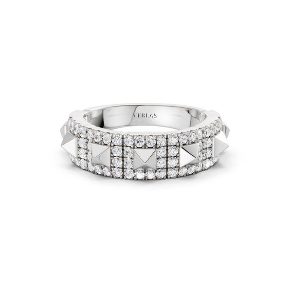 Zenyth Pyramid Luxe Sleek Diamond Band