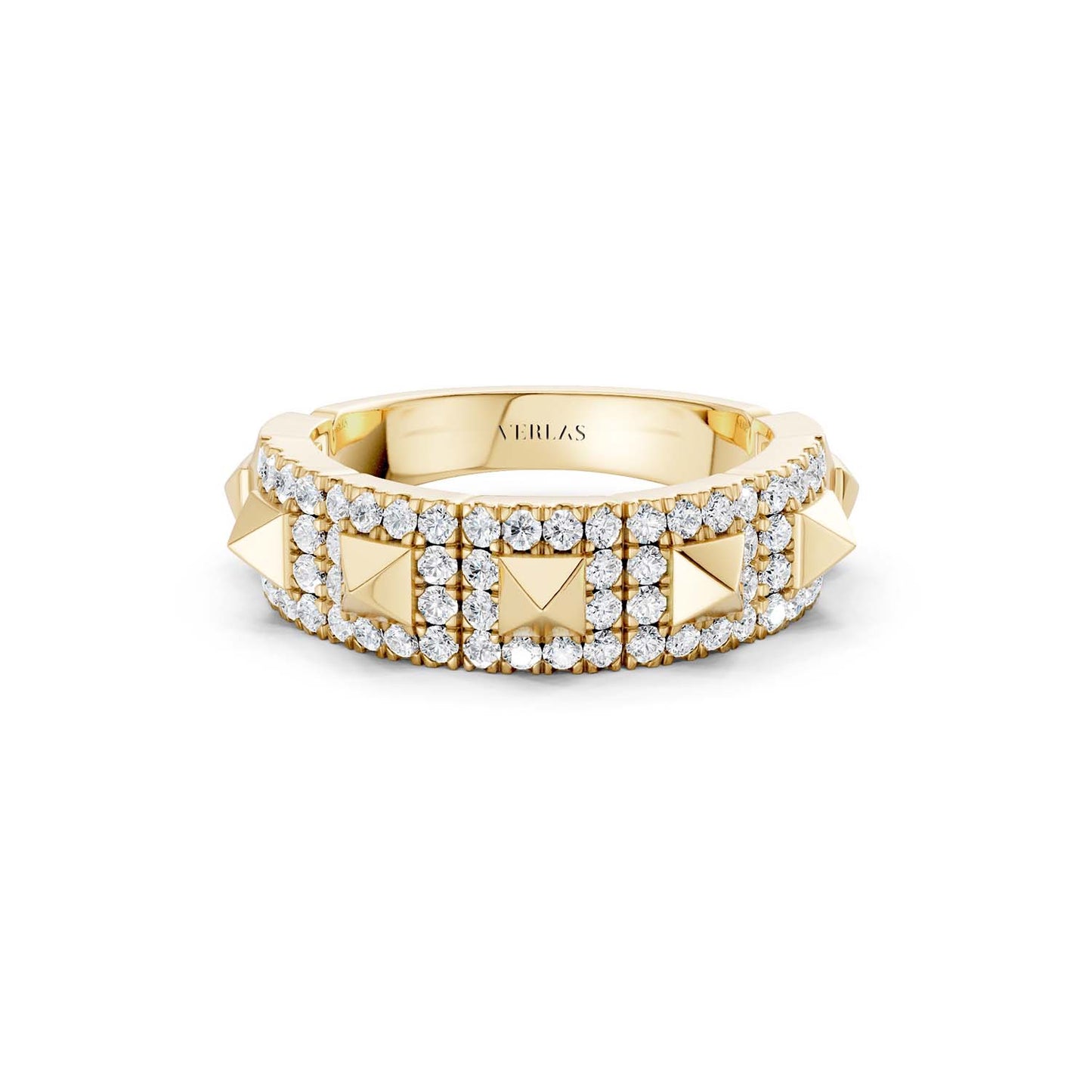 Zenyth Pyramid Luxe Sleek Diamond Band