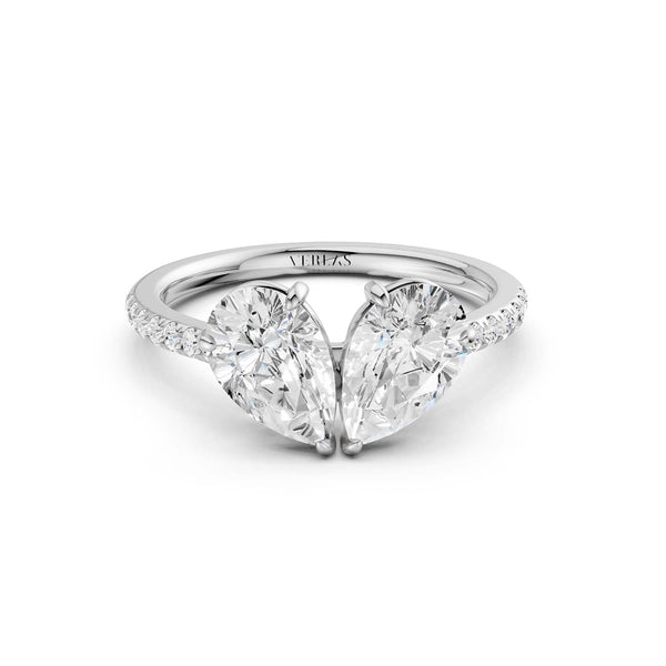 Double Pear Toi-et-Moi Signature Ring