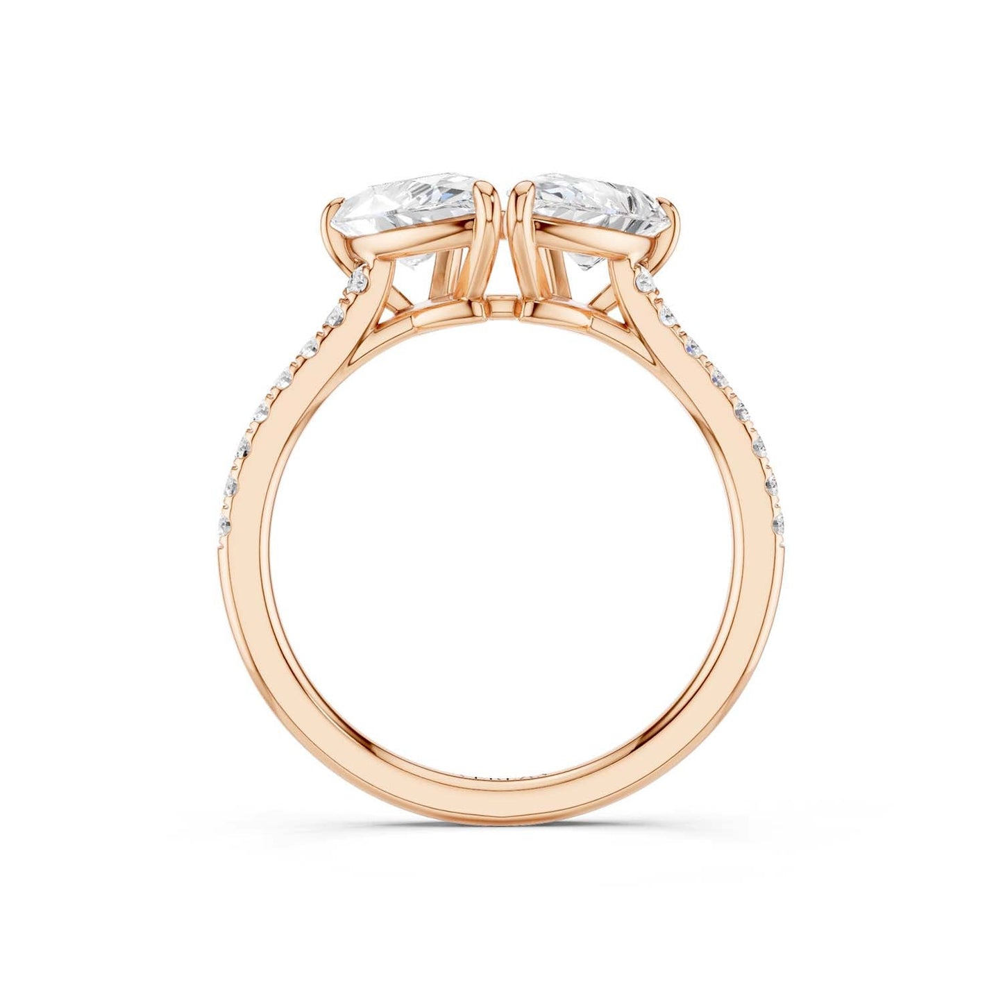 Double Pear Toi-et-Moi Signature Ring