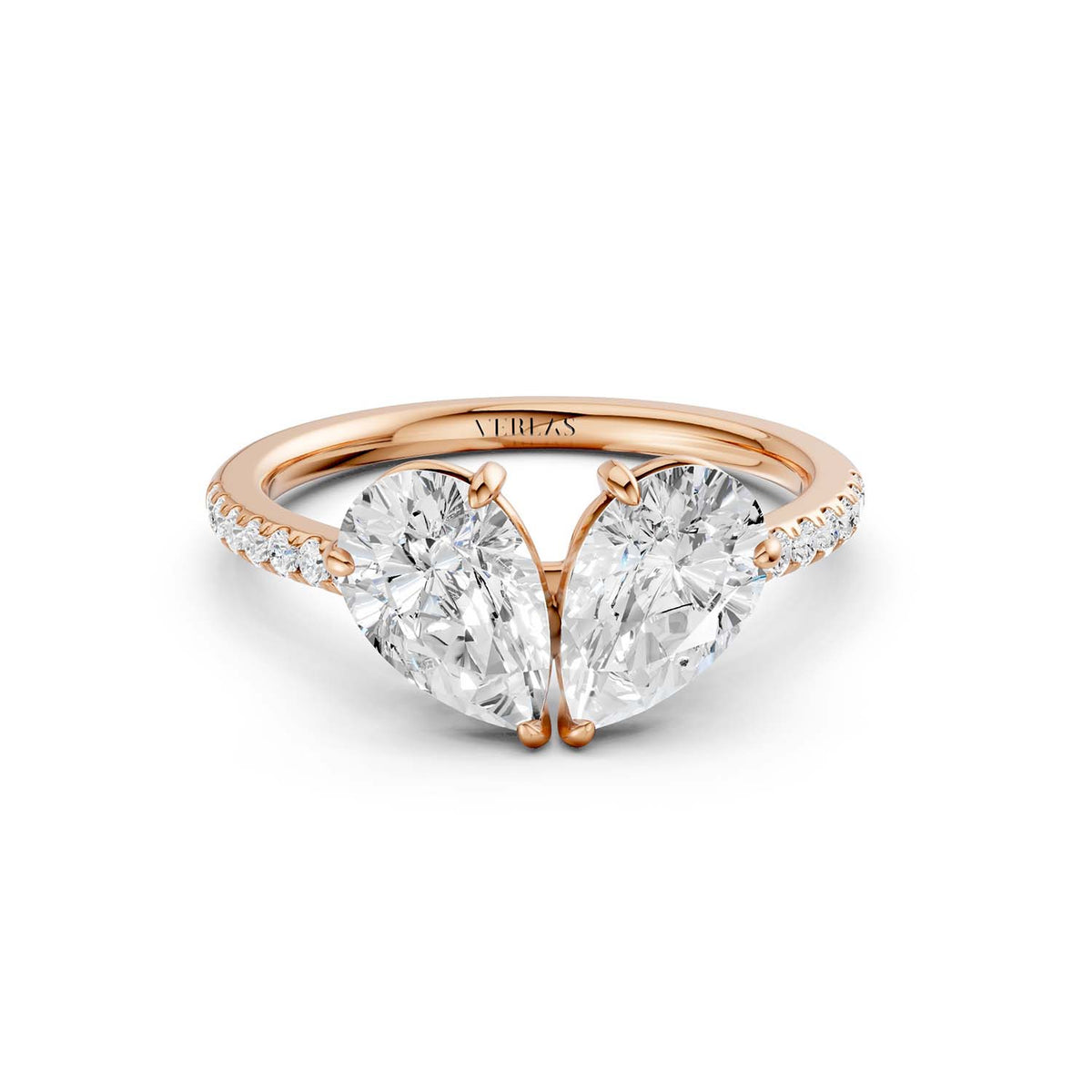 Double Pear Toi-et-Moi Signature Ring