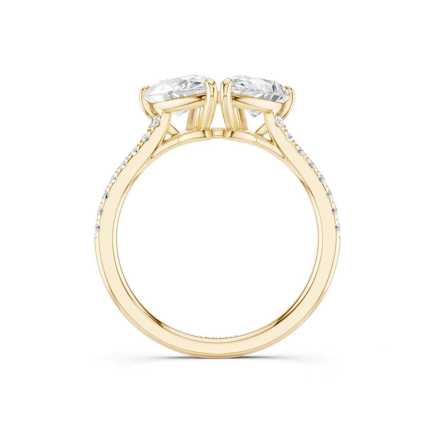 Double Pear Toi-et-Moi Signature Ring
