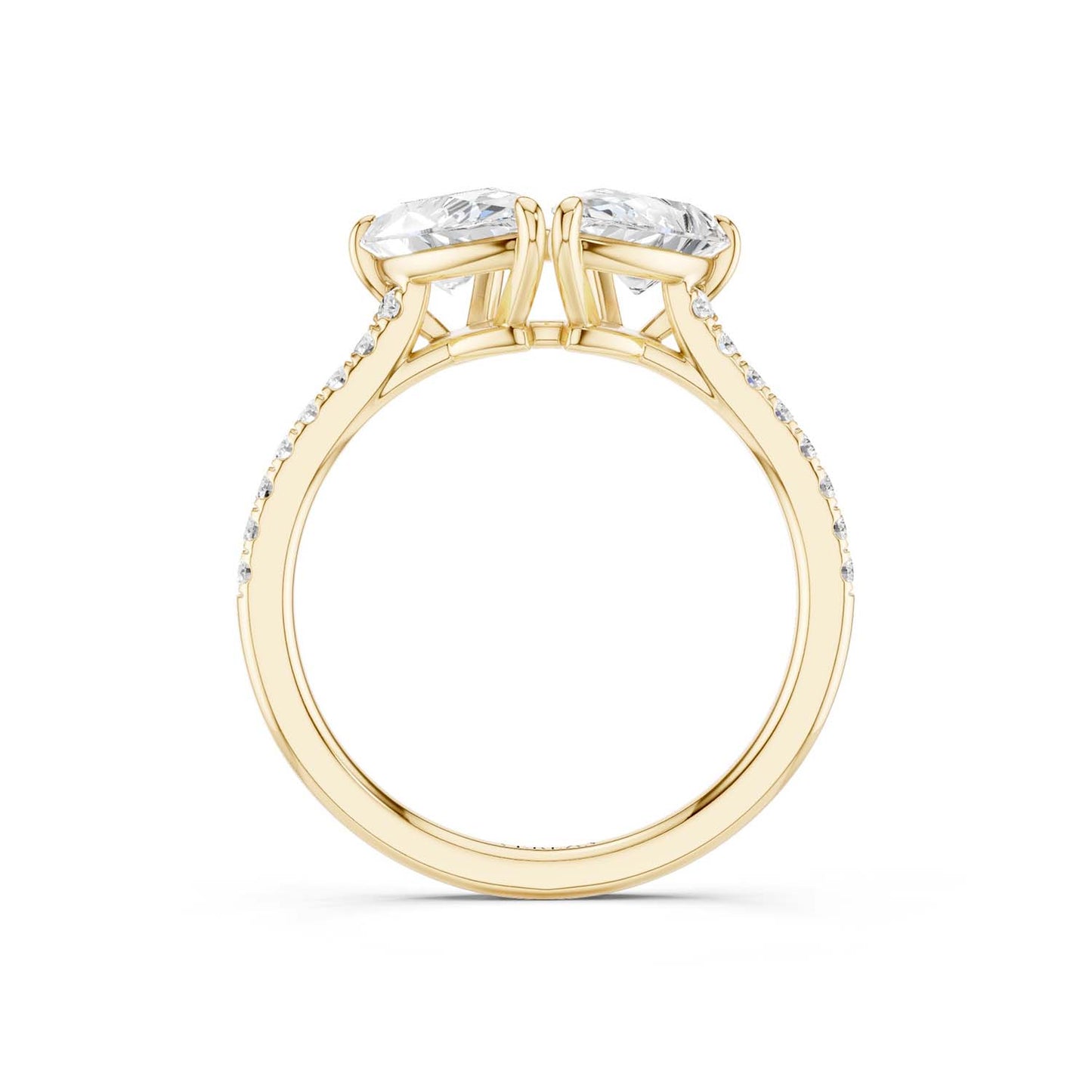 Double Pear Toi-et-Moi Signature Ring