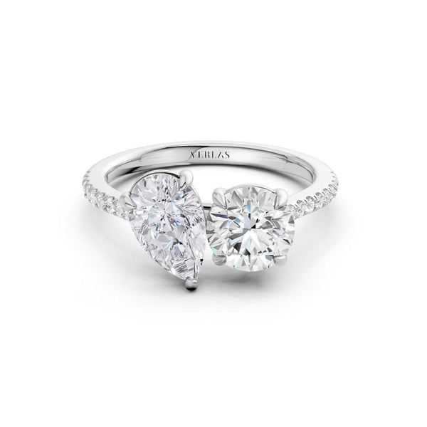 Pear Round Toi-et-Moi Signature Ring