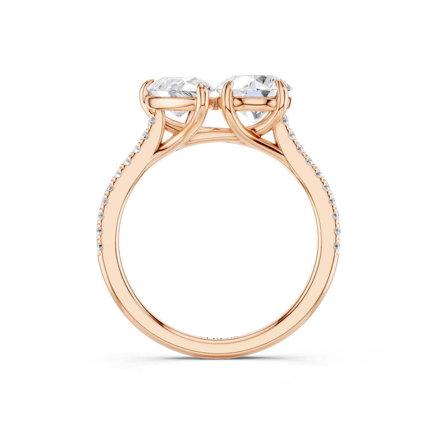 Pear Round Toi-et-Moi Signature Ring