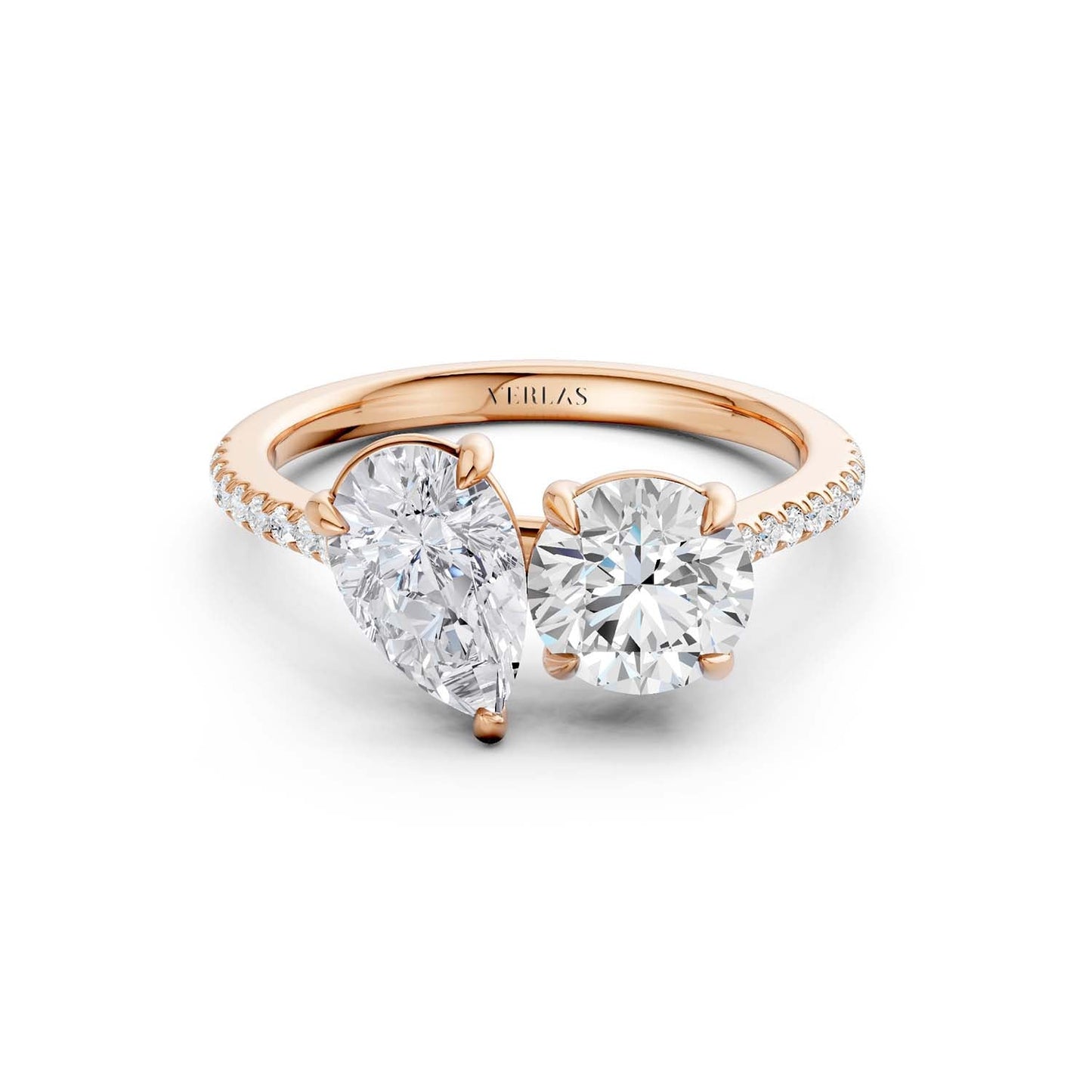 Pear Round Toi-et-Moi Signature Ring