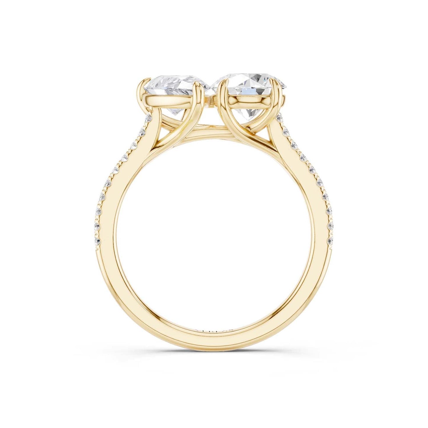 Pear Round Toi-et-Moi Signature Ring