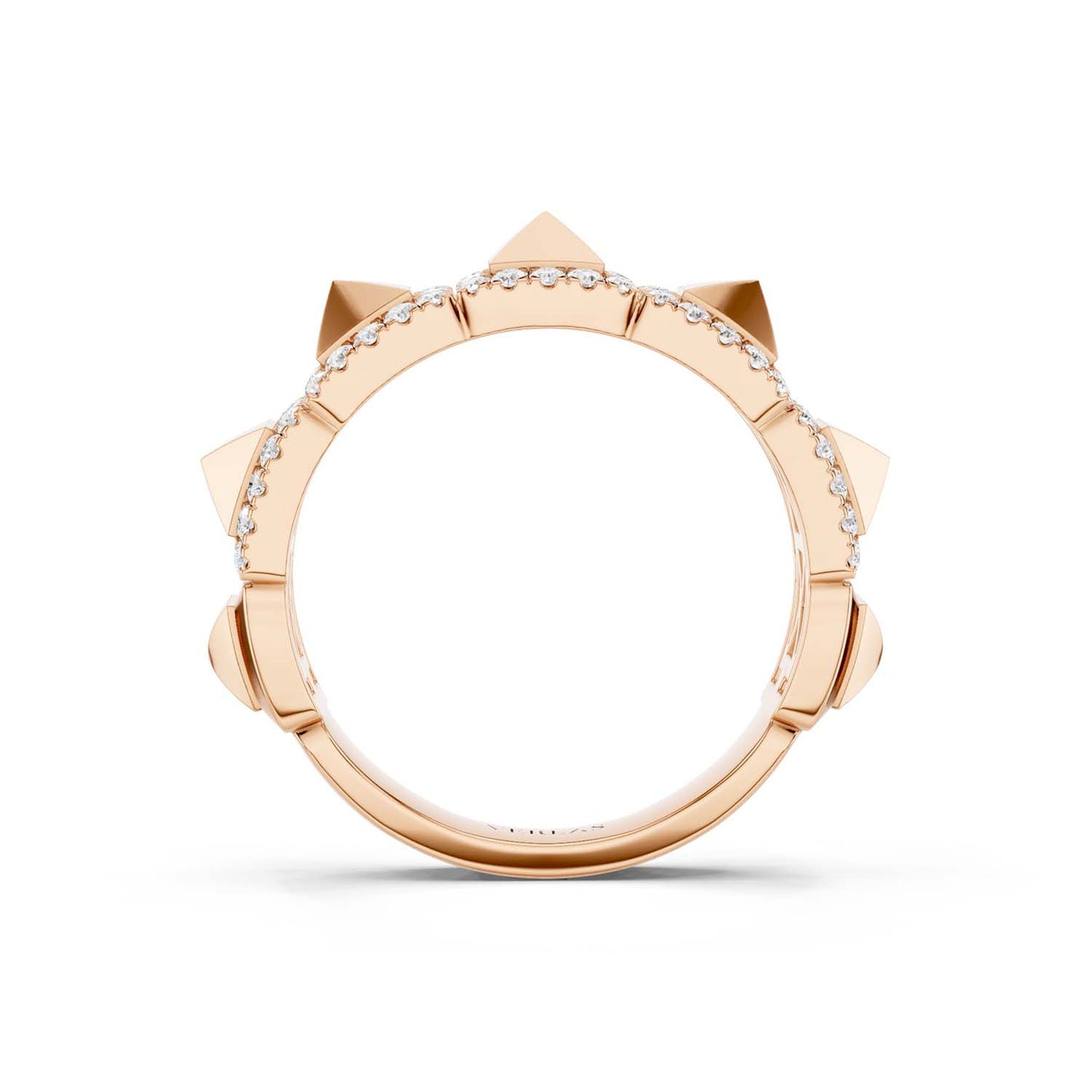 Zenyth Pyramid Luxe Statement Diamond Band