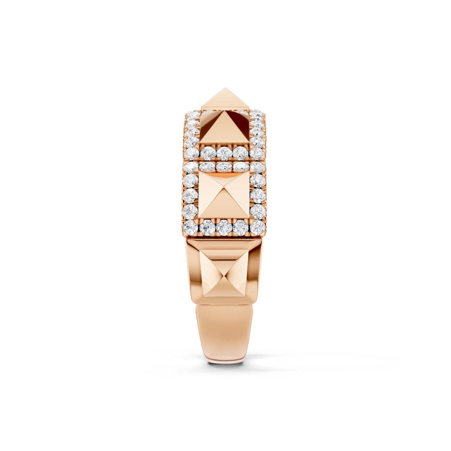 Zenyth Pyramid Luxe Statement Diamond Band