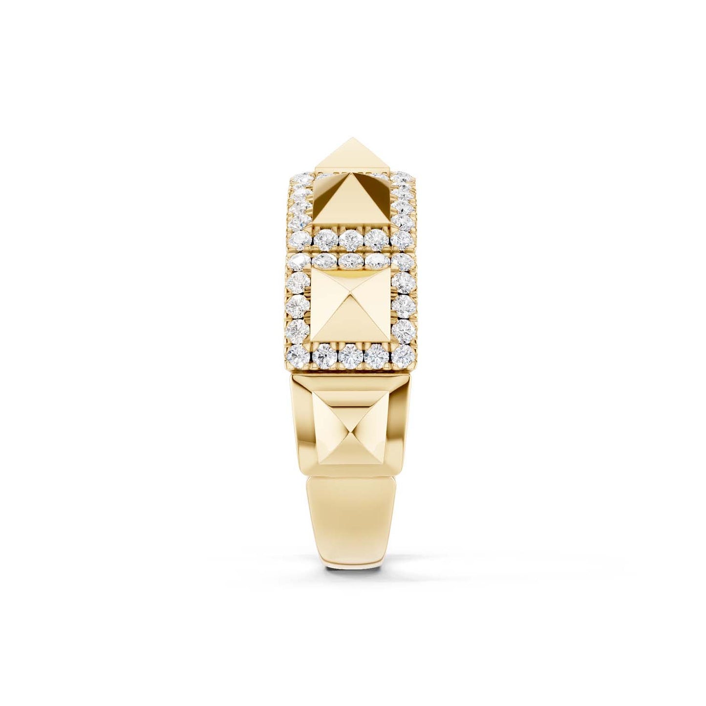 Zenyth Pyramid Luxe Statement Diamond Band
