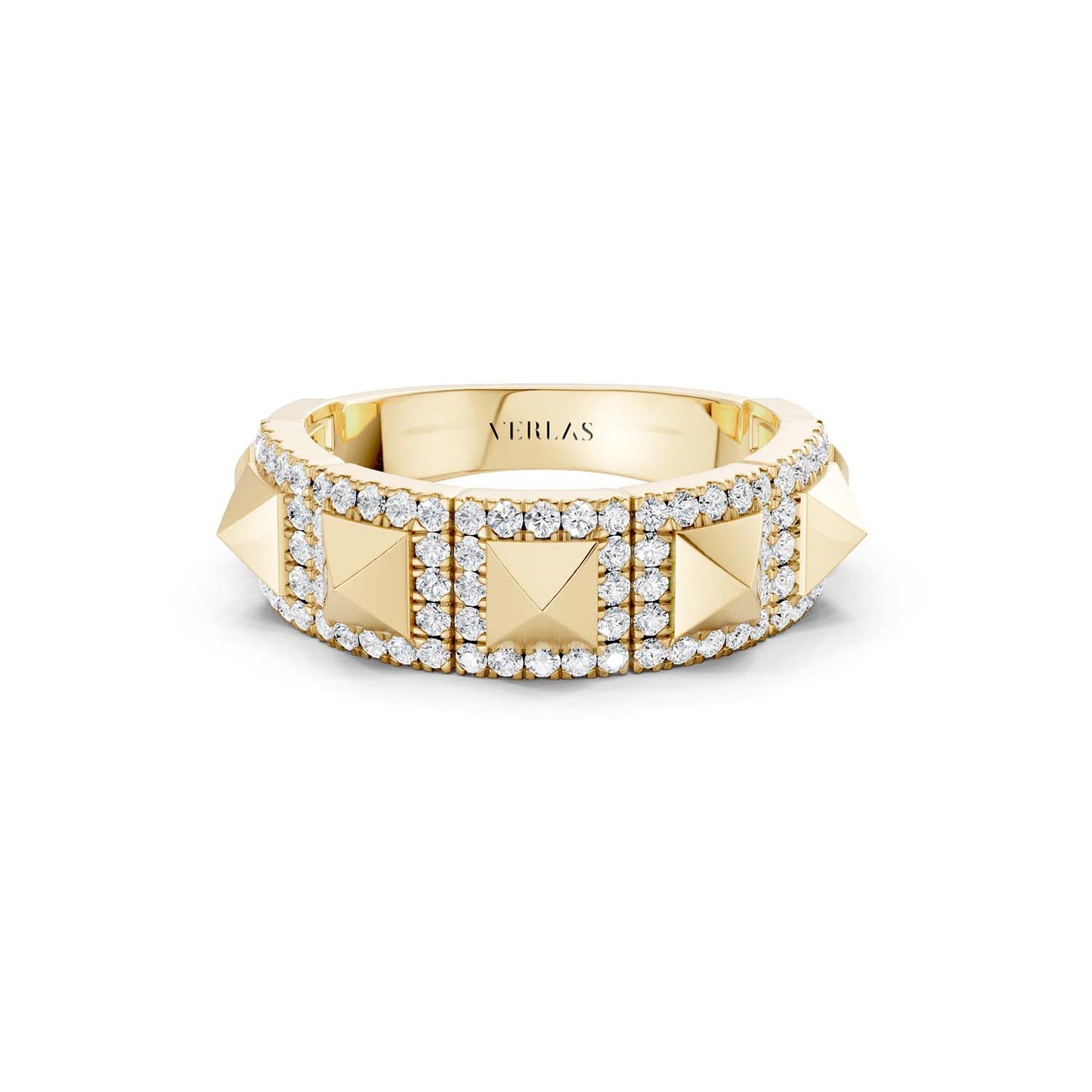 Zenyth Pyramid Luxe Statement Diamond Band