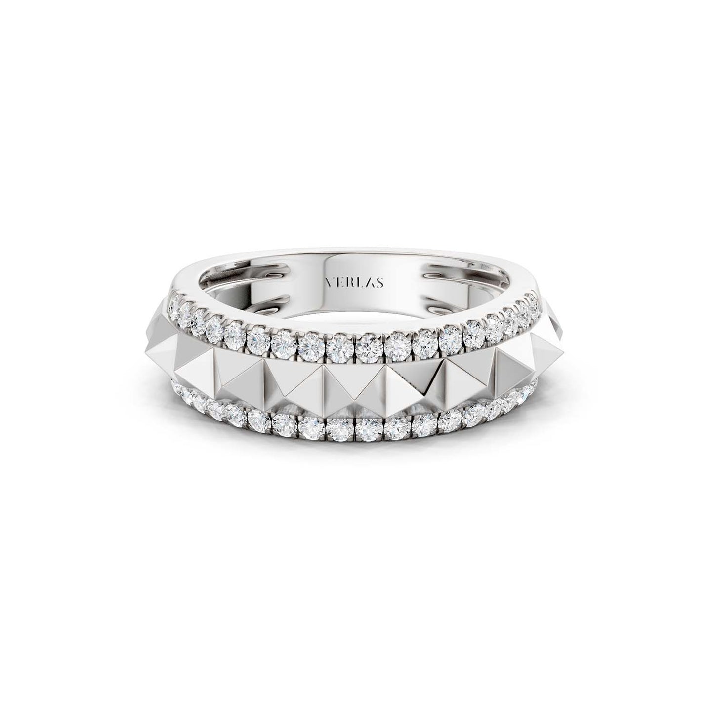 Zenyth Pyramid Spiked Diamond Band