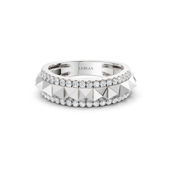 Zenyth Pyramid Spiked Diamond Band