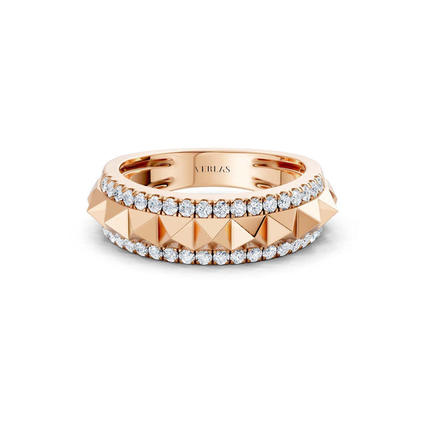 Zenyth Pyramid Spiked Diamond Band
