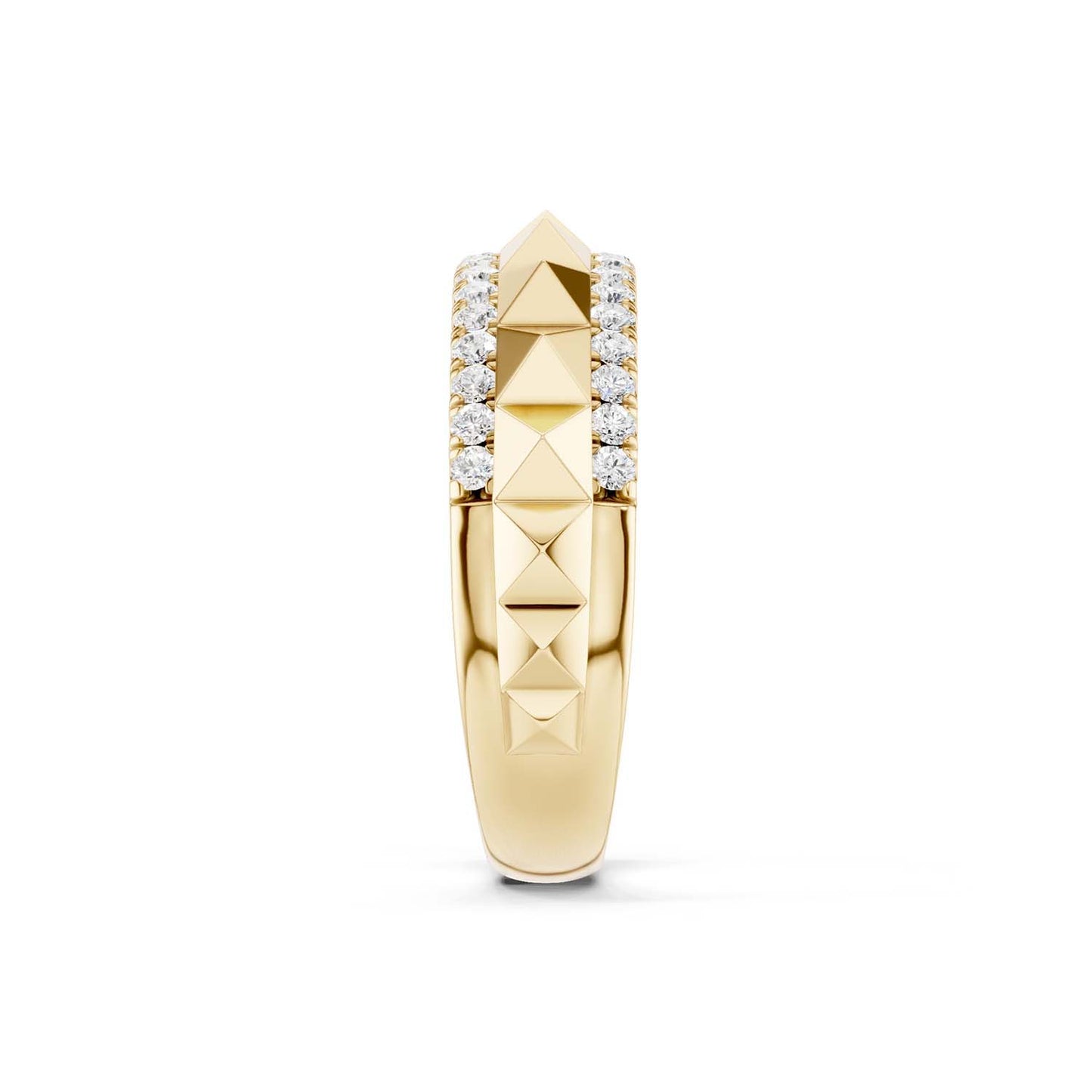 Zenyth Pyramid Spiked Diamond Band
