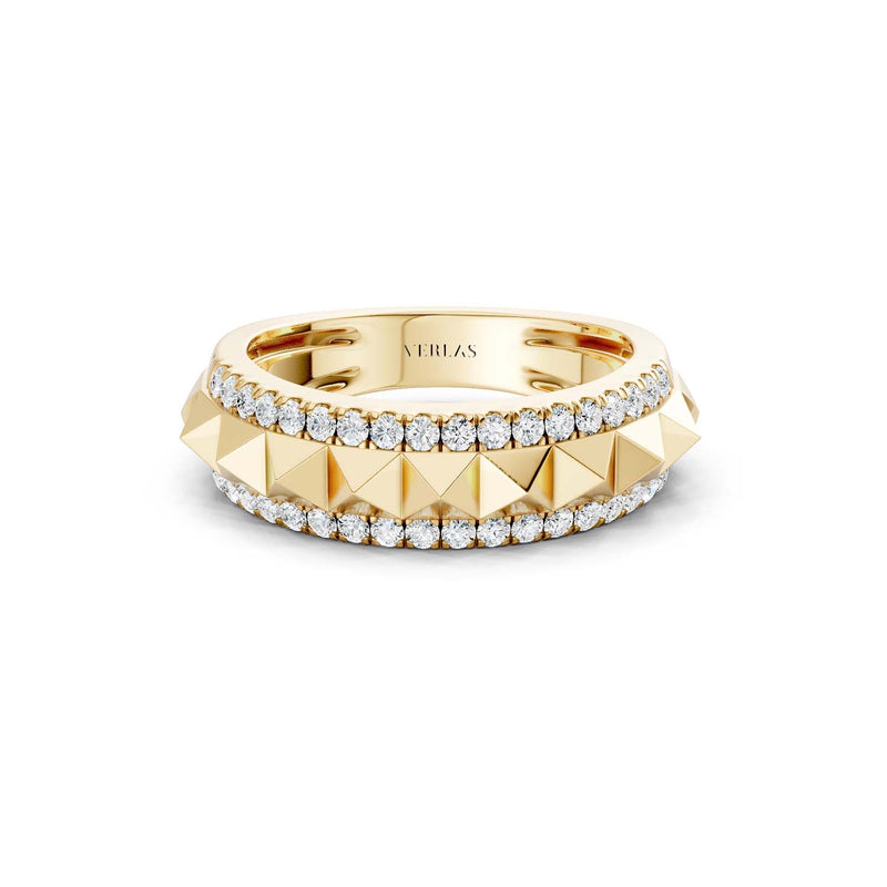 Zenyth Pyramid Spiked Diamond Band