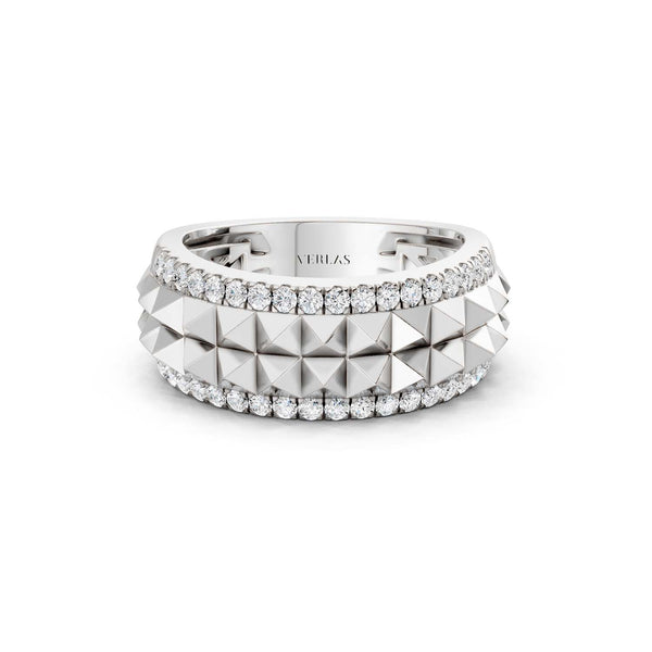 Zenyth Two-Tier Pyramid Diamond Band
